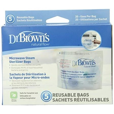 Dr. Brown s Microwave Steam Sterilizer Bags 5 ct | Walmart (US)