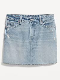 Mid-Rise OG Jean Mini Skirt | Old Navy (US)