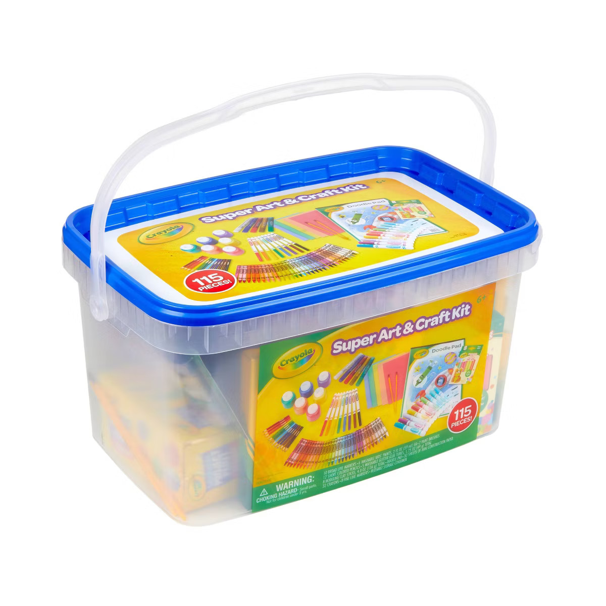 Crayola 115pc Kids' Super Art & Craft Kit | Target