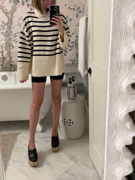 Toteme-inspired stripes for much less. I’m really not a stripes person so prefer dipping my toes into this trend instead of investing. It’s fairly classic so if this is your look I would go for the real deal. 

Wearing the Gap version in a Medium.

Striped sweaters
Fall fashion
Sweater outfits 

#LTKstyletip #LTKunder100 #LTKworkwear