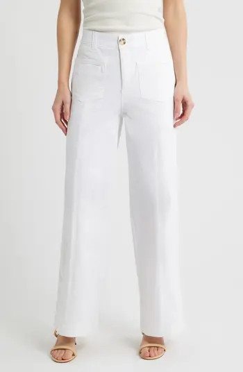 Skyrise Patch Pocket Wide Leg Pants | Nordstrom