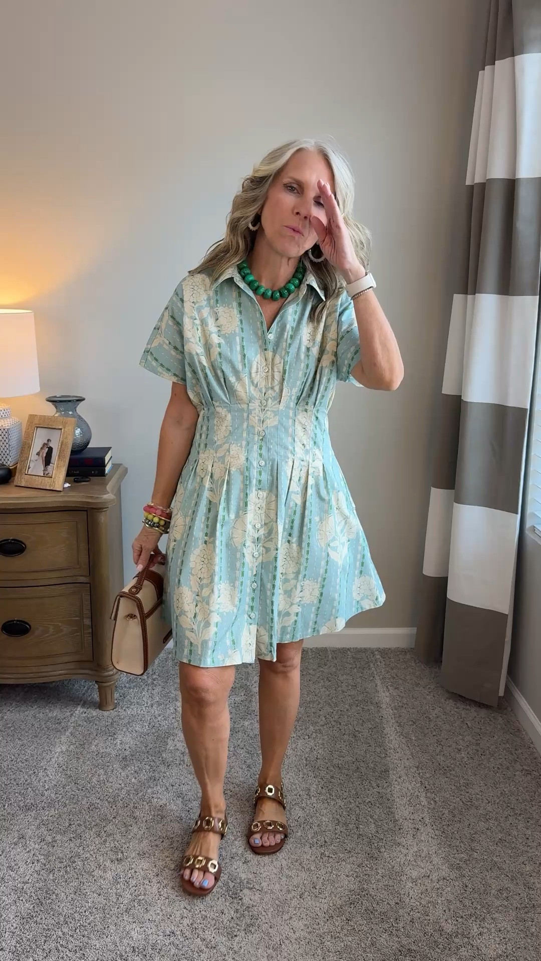 Soooo cute! Wearing XS 
@Spartina 449 always comes through with the most beautiful fabrics and designs. Work dress, church dress, shower dress, any day

#LTKdayinmylife #LTKOver40 #LTKgrwm