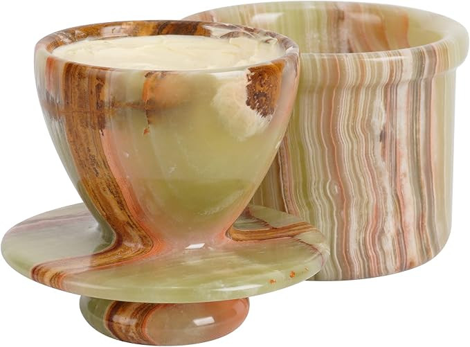 Radicaln Marble Butter Keeper 4.25'' Inches Green Onyx Handmade Butter Storage Container French B... | Amazon (US)