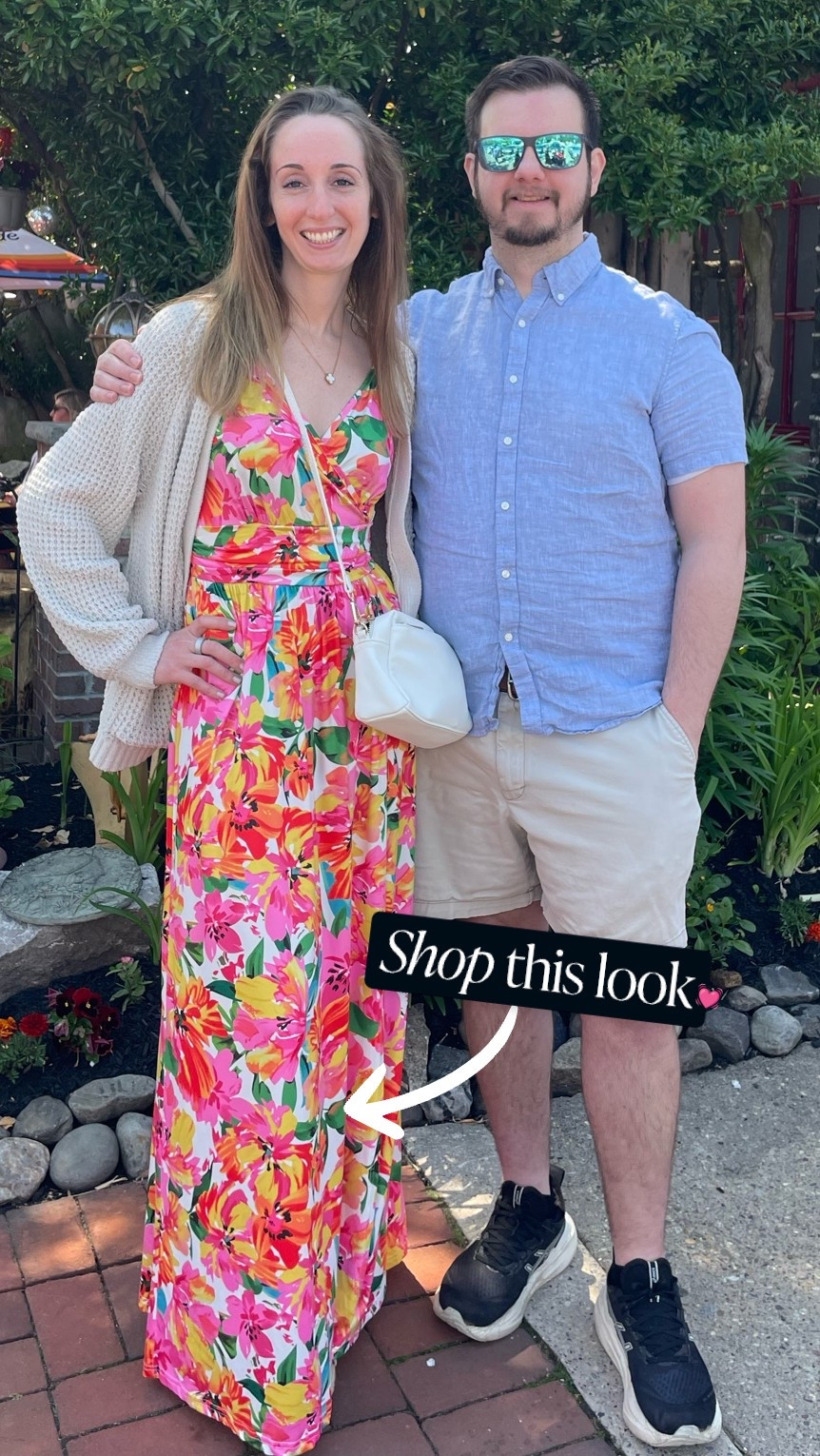 Summer OOTD ☀️ Floral Maxi Dress 💓

This look is giving easy summer event outfit — bright floral maxi dress, white crossbody bag, neutral wedges, simple jewelry, and the everyday tech I actually wear. 🌸

I linked the full outfit because this is such a good warm-weather formula when you want to look dressed up without overthinking it. 

The floral maxi dress does all the work, the white bag keeps it fresh, the neutral wedge makes it feel polished, and the dainty rings add that wedding guest / vacation dinner / brunch-ready finish.

Also featuring my everyday wearables: Apple Watch 10 + Oura Ring 4 — perfect if you love health tracking, cycle tracking, steps, sleep, recovery, and still want your tech to blend into your actual outfits.

What’s linked:
- floral summer maxi dress
- white triple-zip crossbody bag
- Michael Kors Berkley mid wedge sandals
- PAVOI eternity band
- CZ engagement ring / travel ring dupe
- Apple Watch 10
- Oura Ring 4

Perfect for: summer weddings, bridal showers, baby showers, vacation dinners, brunch, beach trips, garden parties, graduation parties, date nights, Mother’s Day outfits, casual summer events, and everyday floral maxi dress outfit inspo.

This is one of those outfits that looks put together but still feels comfortable, colorful, and easy to wear.

↓ Everything is linked!

#LTKTravel #LTKSaleAlert #LTKPetite