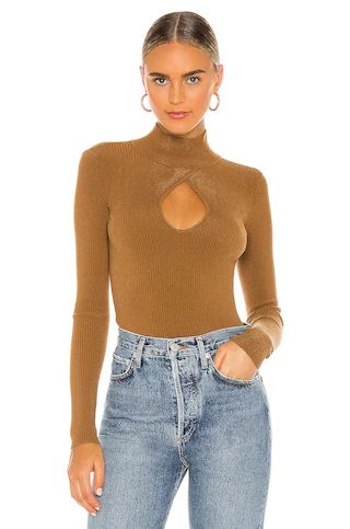 Lovers and Friends Niko Turtleneck in Camel from Revolve.com | Revolve Clothing (Global)