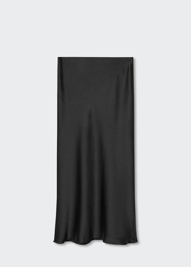 Midi satin skirt | MANGO (UK)
