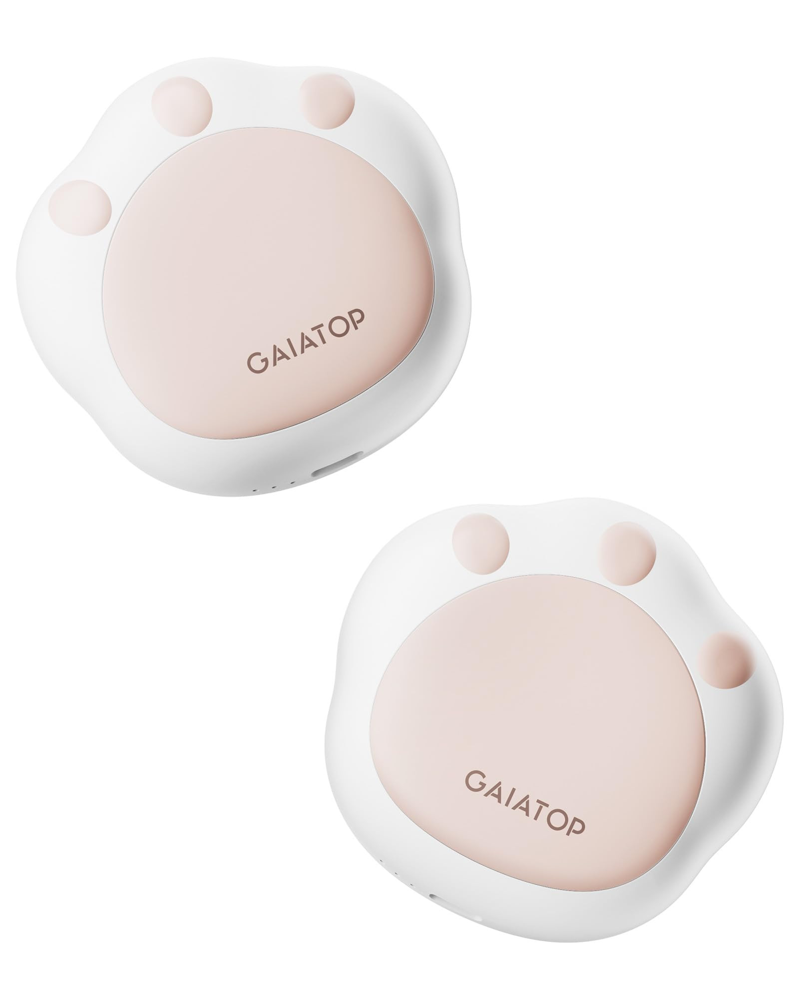 Gaiatop Hand Warmers Rechargeable, 2 Pack Cute Cat Paw Design 3 Levels Magnetic Electric Pocket H... | Amazon (US)
