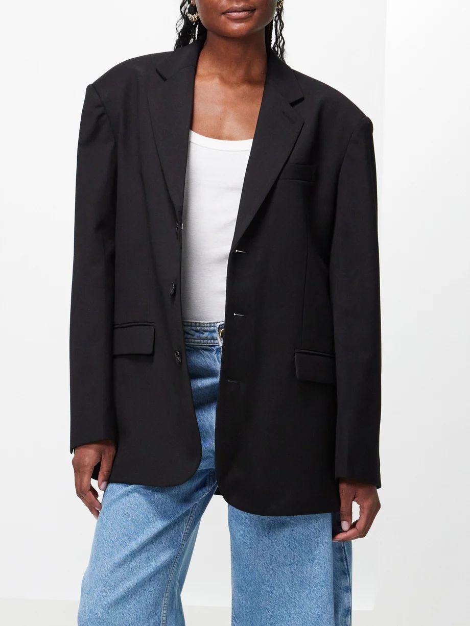 Gelso oversized Tencel-blend blazer | Matches (UK)