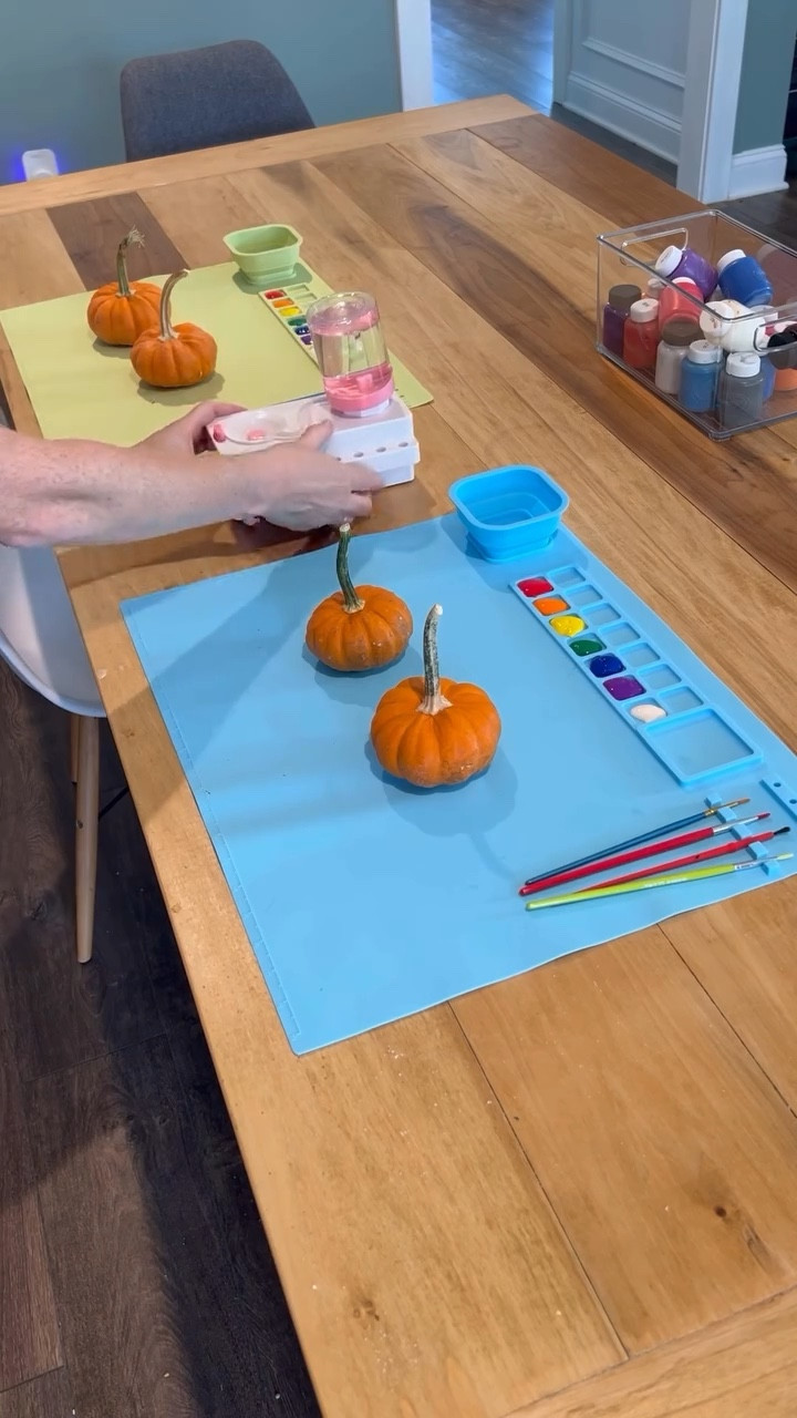 Pumpkin painting is one of our go-to Halloween activities — it keeps the kids creative, entertained, and messy in the best way. 👩‍🎨🧡

Our secret weapons?
✨ Silicone painting mats (goodbye, sticky table!)
✨ The coolest brush rinser (makes cleanup a game)

Anything that makes art time more fun for them and easier for me is a win-win. 🙌

#celebratingwithkids #celebratewithmorgan #halloweencrafts #craftswithkids #amazonfinds 

#LTKSeasonal #LTKHalloween #LTKFamily