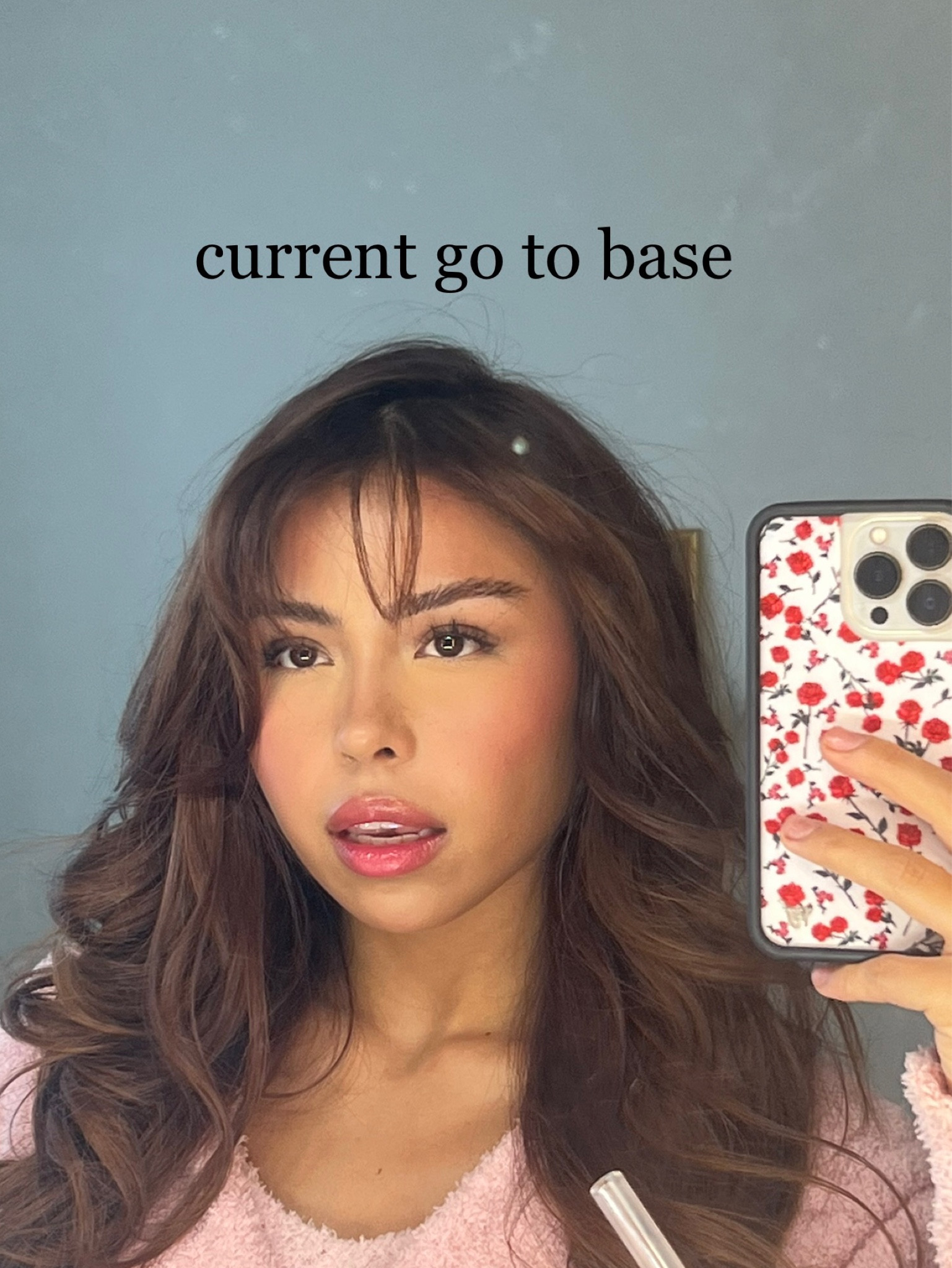 Go to do foundation, blush, bronzer 