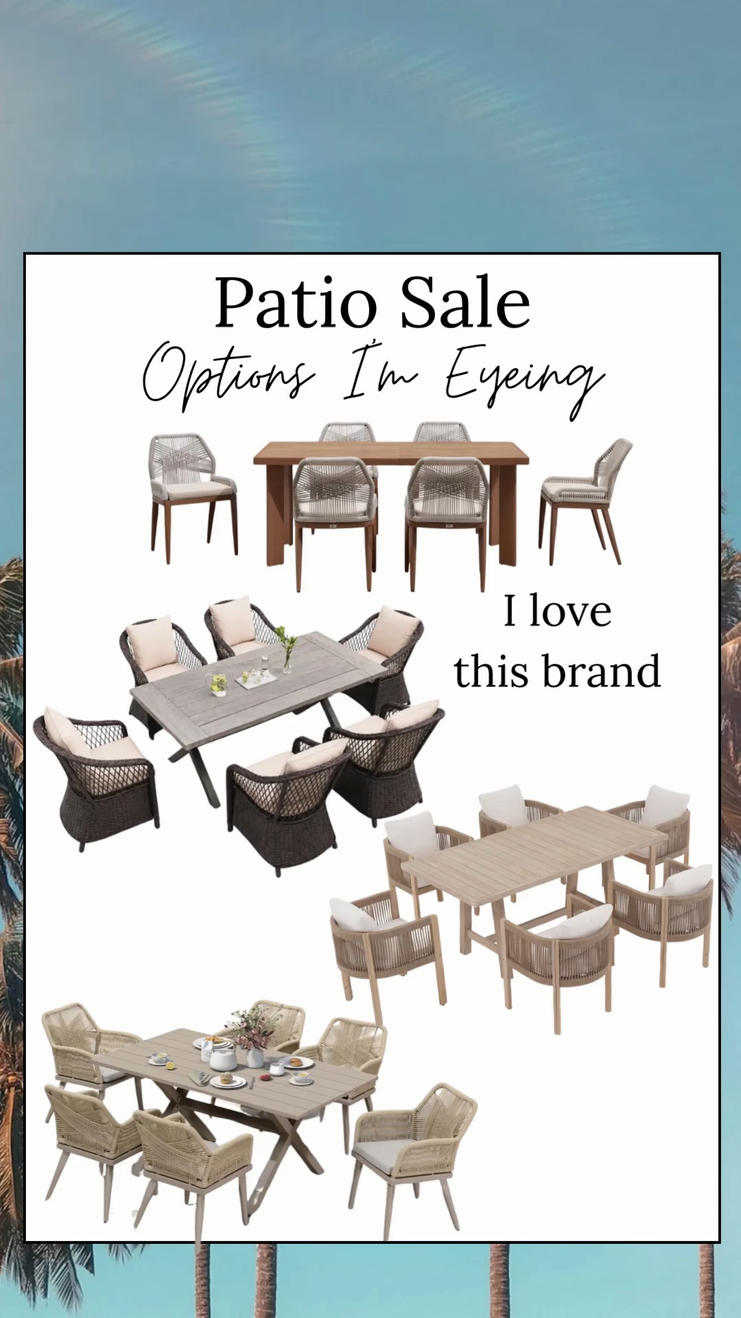 I’m on the hunt for a patio dining set and here are a few that caught my eye and are on my list. Wayfair has the best deals happening right now. #wayfair @wayfair

#LTKHome #LTKSaleAlert