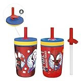 Zak Designs Blue's Clues Kelso Tumbler Set, Leak-Proof Screw-On Lid with Straw, Bundle for Kids Incl | Amazon (US)