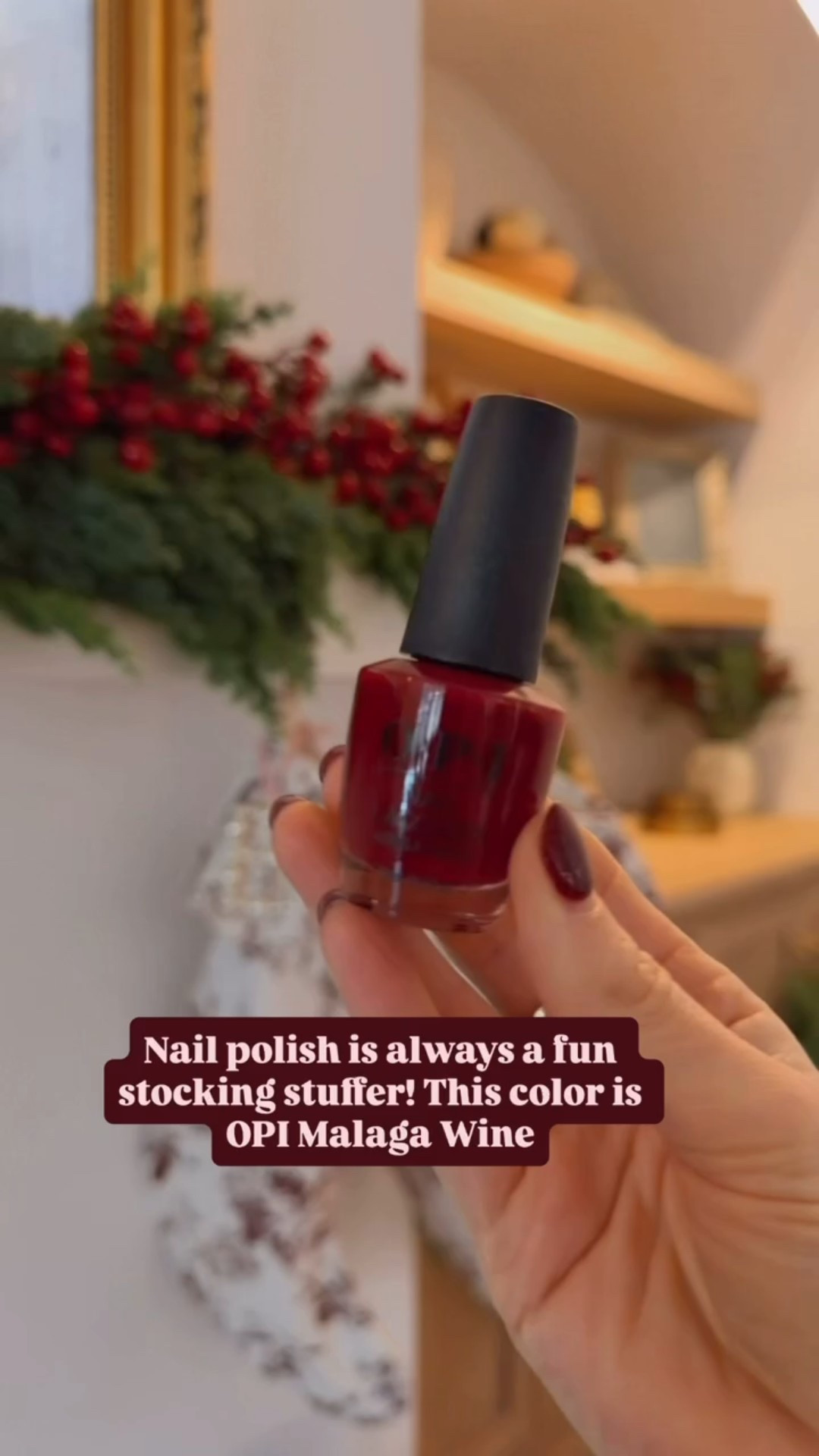 This is the nail polish I’ve been loving lately! Such a pretty color for the holidays & would make a great stocking stuffer for her!

Loverly Grey, red nails, red nail polish, OPI, stocking stuffers 

#LTKGiftGuide #LTKFindsUnder50 #LTKHoliday