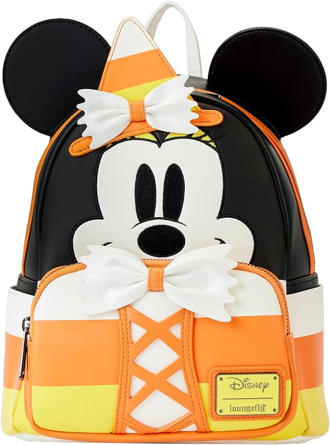 Loungefly Disney Minnie Candy Corn Cosplay Mini Backpack | Halloween Backpacks | Amazon (US)
