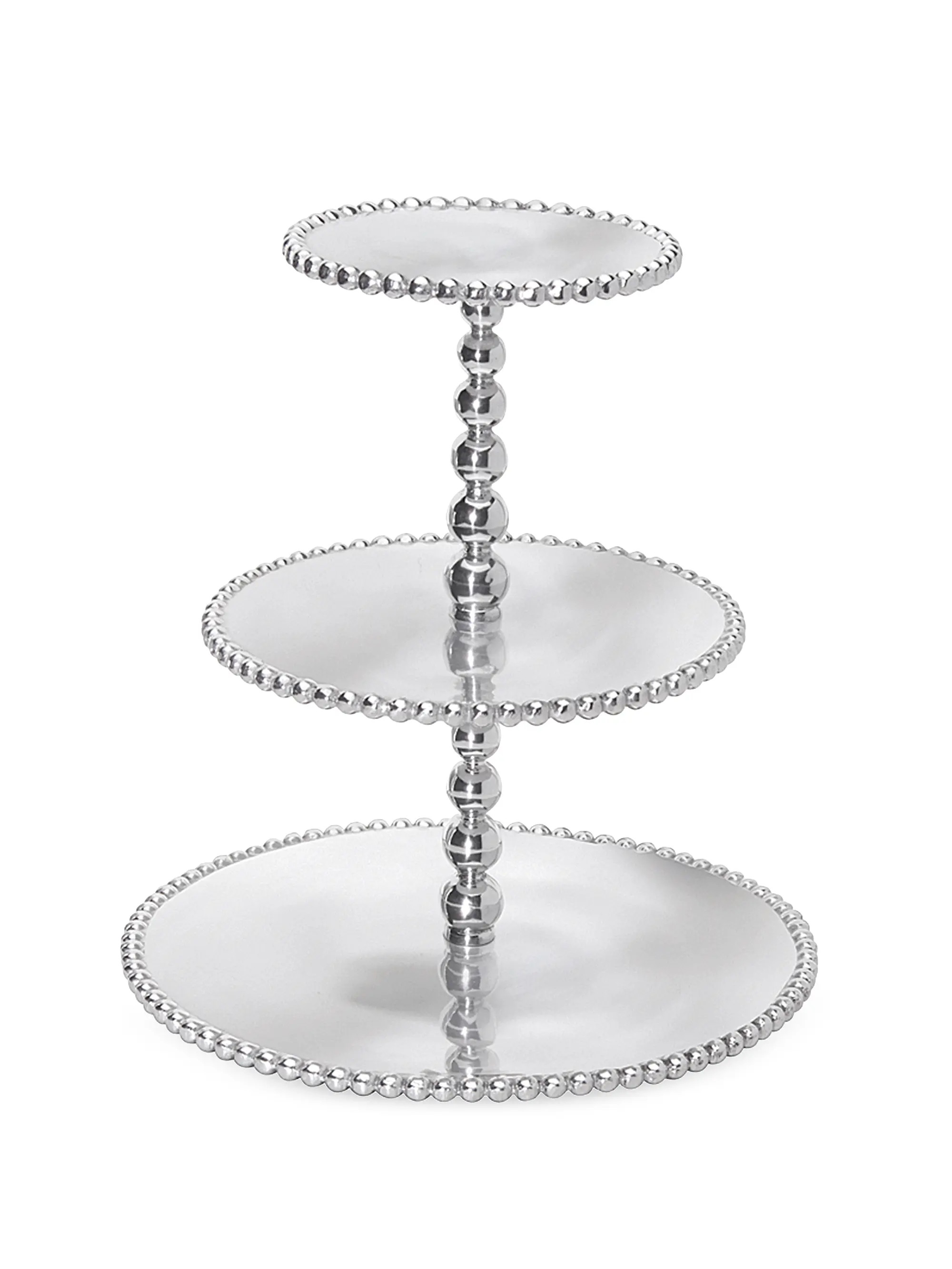 String Of Pearls Pearled 3-Tiered Cupcake Server | Saks Fifth Avenue