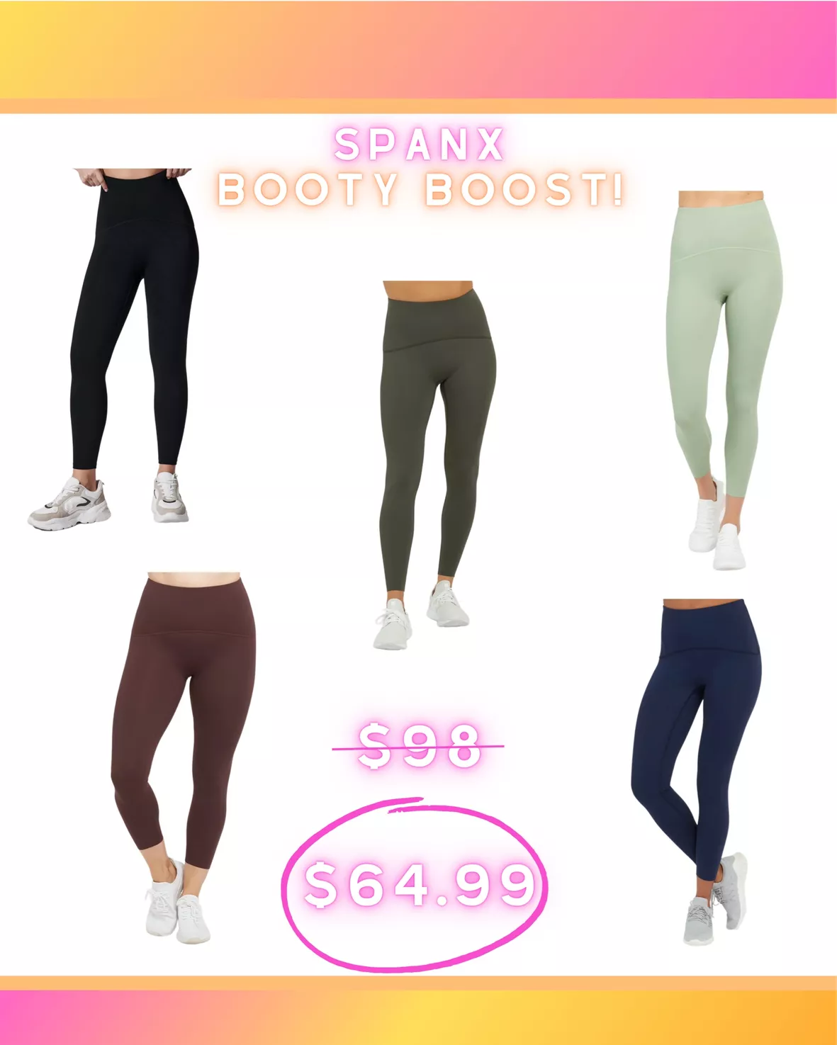 Spanx Booty Boost Yoga Pants