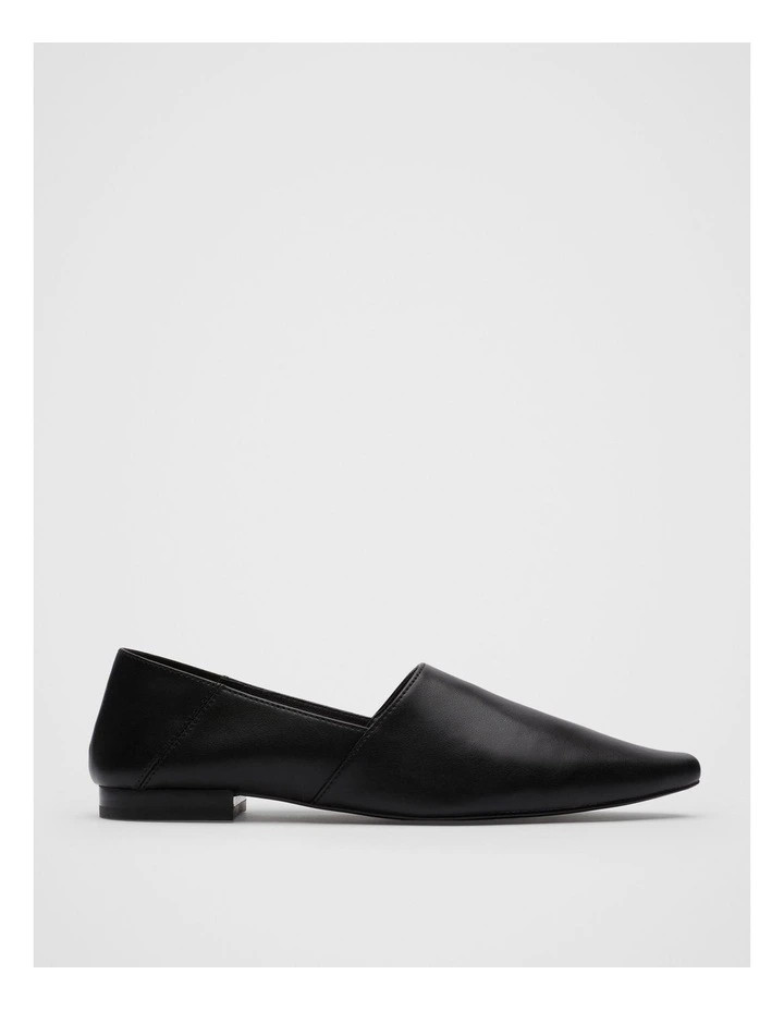Bexter Leather Flat in Black | Myer