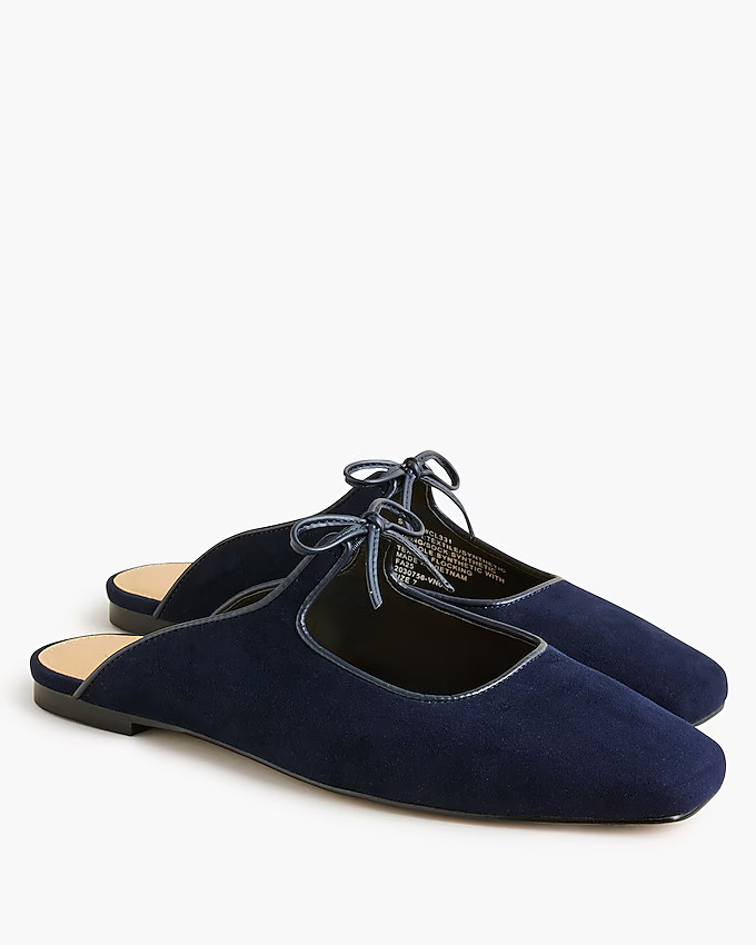 Bow slip-on mules | J.Crew Factory