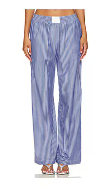LIONESS Cobain Pant in Navy Stripe from Revolve.com | Revolve Clothing (Global)