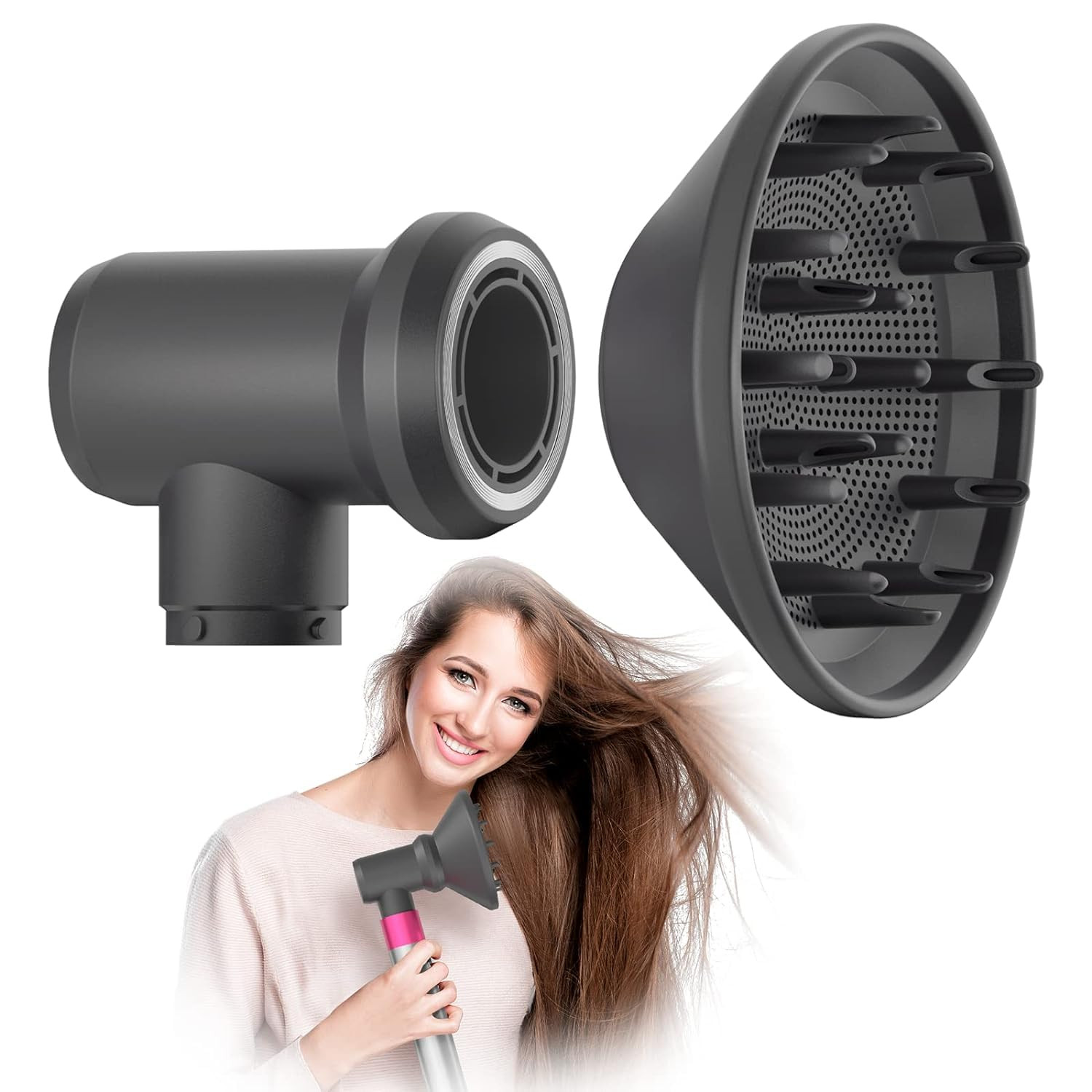 Diffuser and Adaptor Compatible with Dyson Airwrap,Attachments for Airwrap Styler Converting Blow... | Amazon (US)