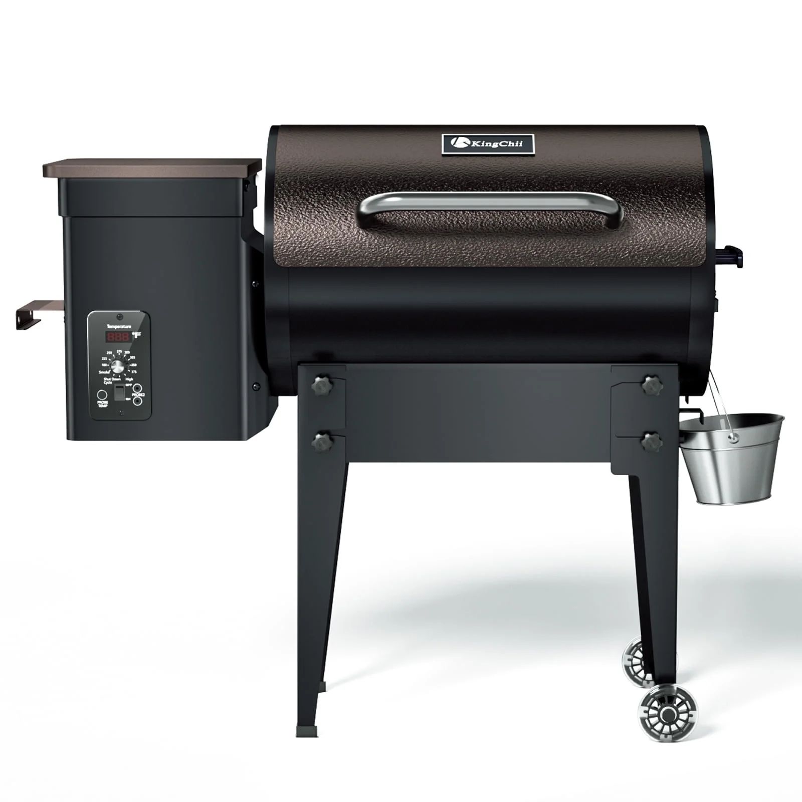 KingChii 456 sq. in Wood Pellet Smoker & Grill BBQ with Auto Temperature Control, Folding Legs fo... | Walmart (US)