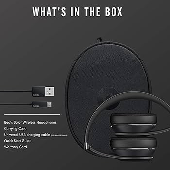 Beats Solo3 Wireless On-Ear Headphones - Apple W1 Headphone Chip, Class 1 Bluetooth, 40 Hours of ... | Amazon (US)