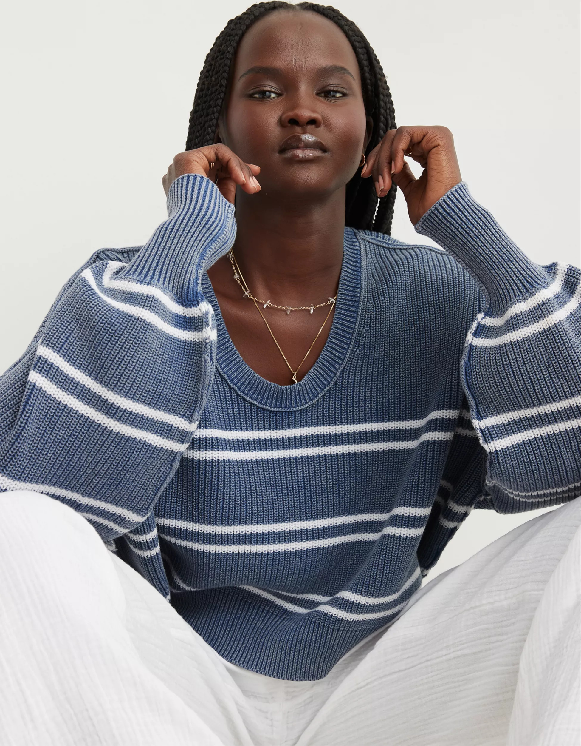 Aerie Beyond Cropped Sweater | Aerie