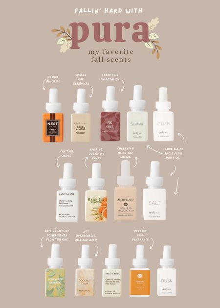 My favorite Pura scents for fall!