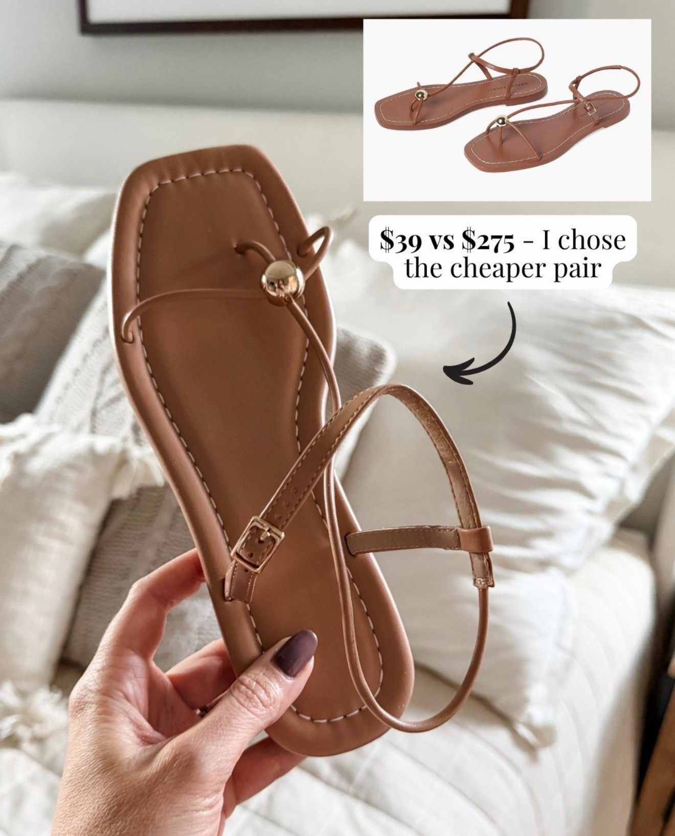 My favorite Amazon look-for-less summer strappy sandal! Neutral tone, available in other colors. Love the gold embellishment on the front! 

#LTKTravel #LTKSaleAlert #LTKSwim