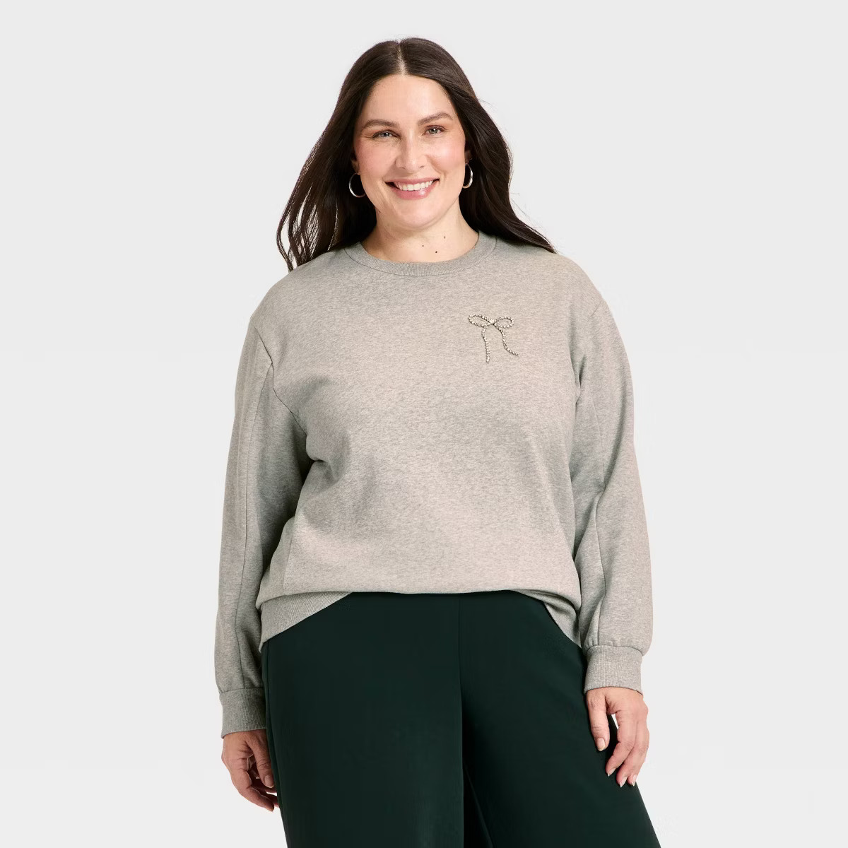 Women's Embellished Sweatshirt - A New Day™ | Target