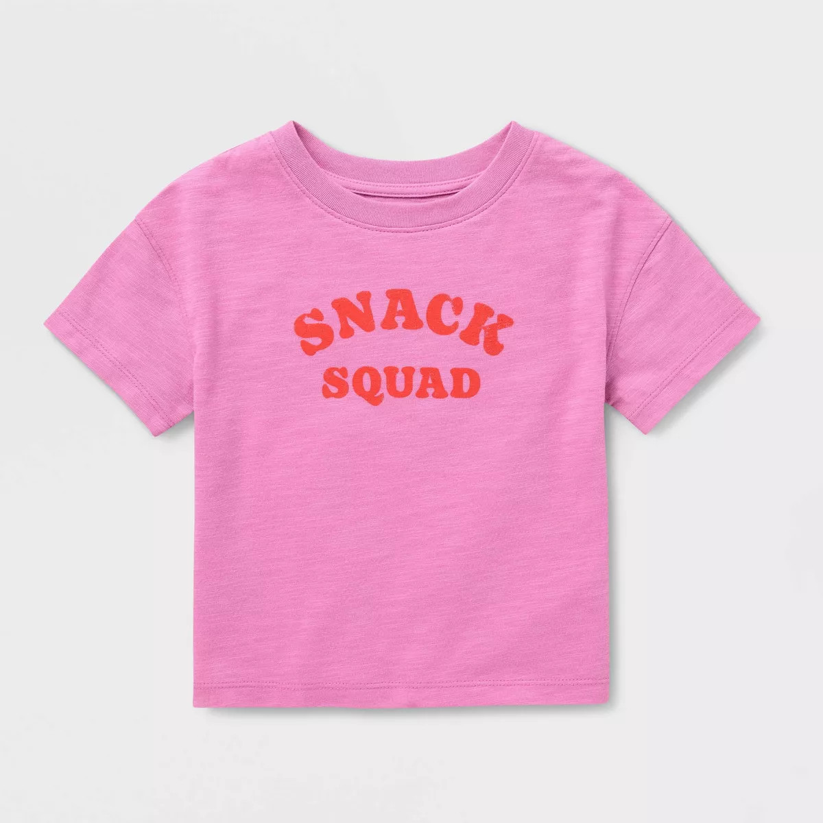 Toddler Girls' Short Sleeve Snack Squad T-Shirt - Cat & Jack\u2122 Purple 18M | Target