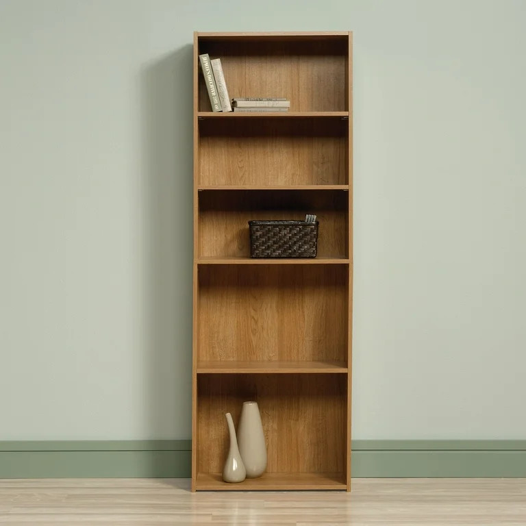 Sauder Beginnings 5-Shelf Bookcase, Highland Oak Finish | Walmart (US)
