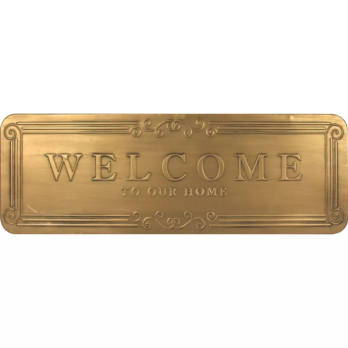 Embossed Metal "Welcome To Our Home" Sign Wall Decor | Kohl's