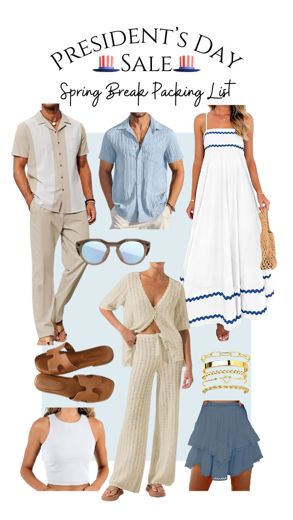 President's Day Sale is in full swing! These are the perfect pieces for spring break or your next vacation! 

 #LTKootd #LTKSaleAlert #LTKMens