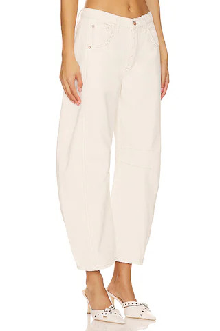 x We The Free Good Luck Mid Rise Barrel Jeans
                    
                    Free Peopl... | Revolve Clothing (Global)