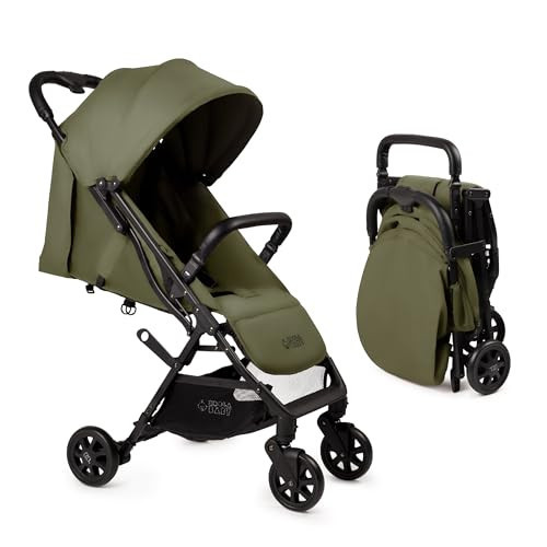 Lightweight Travel Stroller for Baby & Toddlers - Easy Fold & Compact Stroller with Canopy, Storage Basket, Multi-Position Recline & Convenient One-Hand Fold (Green) | Amazon (US)