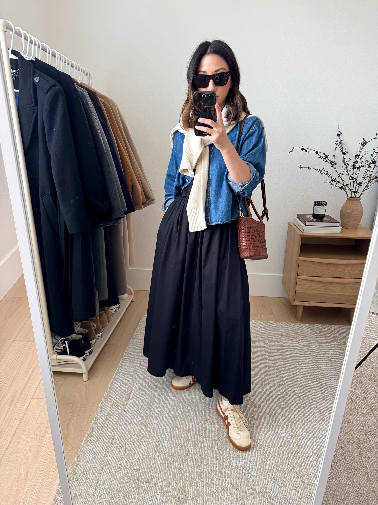 European travel capsule outfits. This is for more of spring time, but you can take bits and pieces out if you go in the summer. This dress is old, but I linked similar. This style is great for travel because it can be worn many ways. 

Free Assembly dress xs (old, linked similar)
J.crew denim shirt xs. Has a roomy fit
Onitsuka Tiger sneakers 4 mens. Run big
Everlane sweater xs
Celine Sunglasses

Petite style, summer outfits, spring outfits

#LTKootd #LTKmomlife #LTKPetite