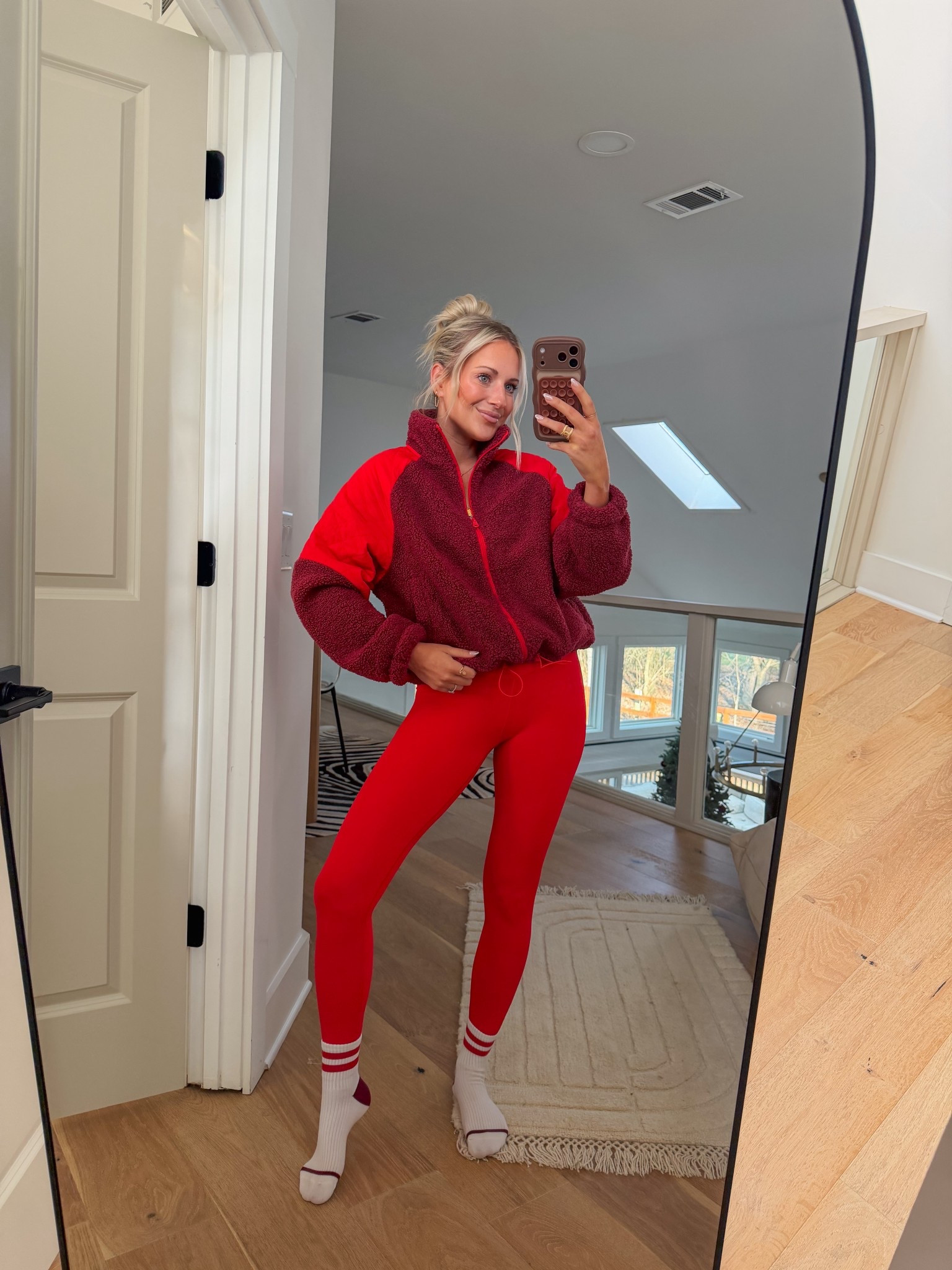 XS in jacket, small in pants! 

#LTKmomlife #LTKFindsUnder50 #LTKHoliday