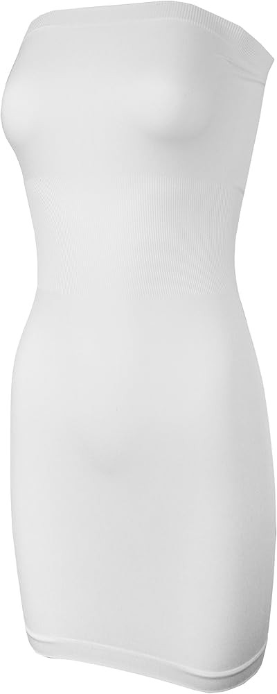 KMystic Seamless Strapless Tube Slip Dress | Amazon (US)