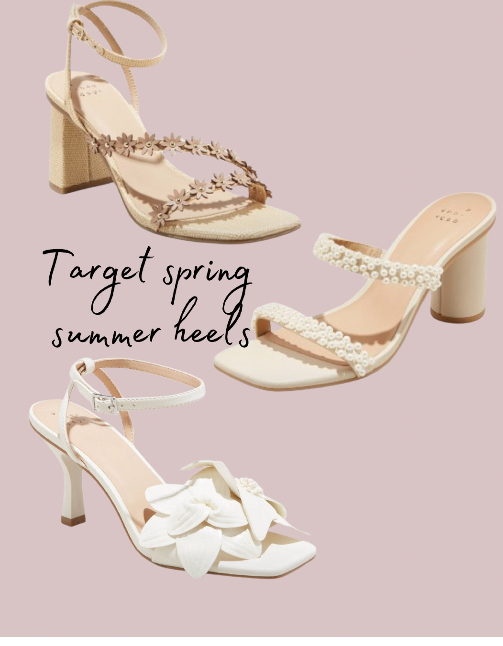 These new spring and summer heels at target are worth buying. Target spring outfit finds.

#LTKshoecrush #LTKfindsunder50 #LTKSeasonal