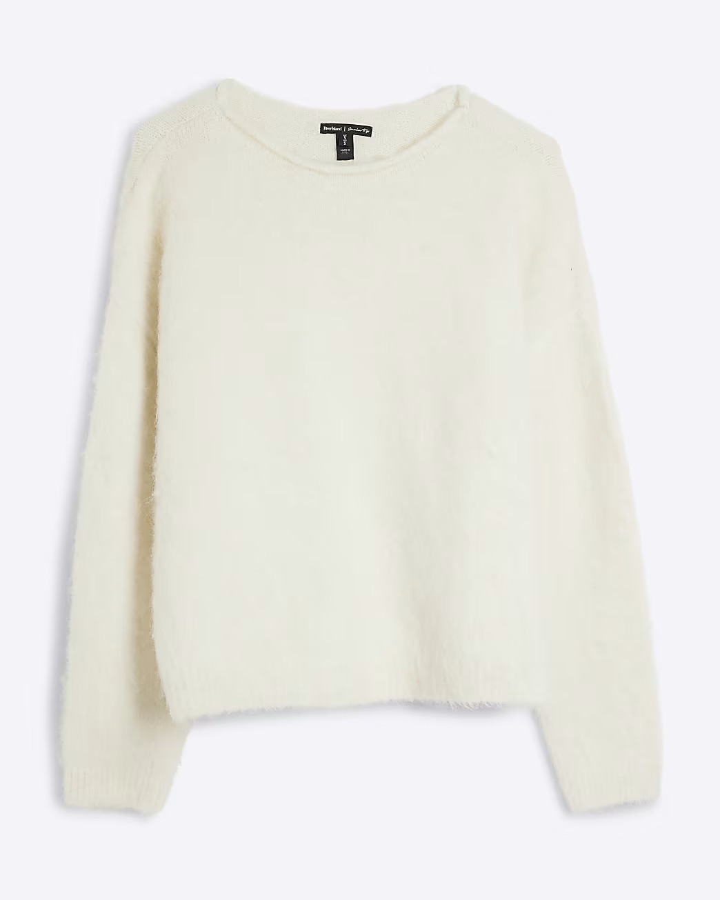 Cream Oversized Premium Hairy Jumper | River Island UK & IE