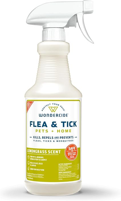 Wondercide Natural Flea, Tick & Mosquito Spray for Pets & Home with Essential Oils - 16 oz | Amazon (US)