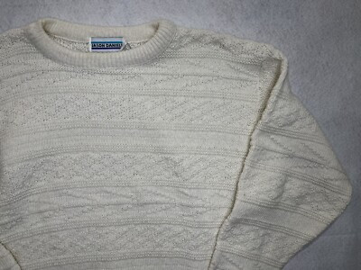 Jason Daniels Knit Sweater Women Large Ivory Size L | eBay US
