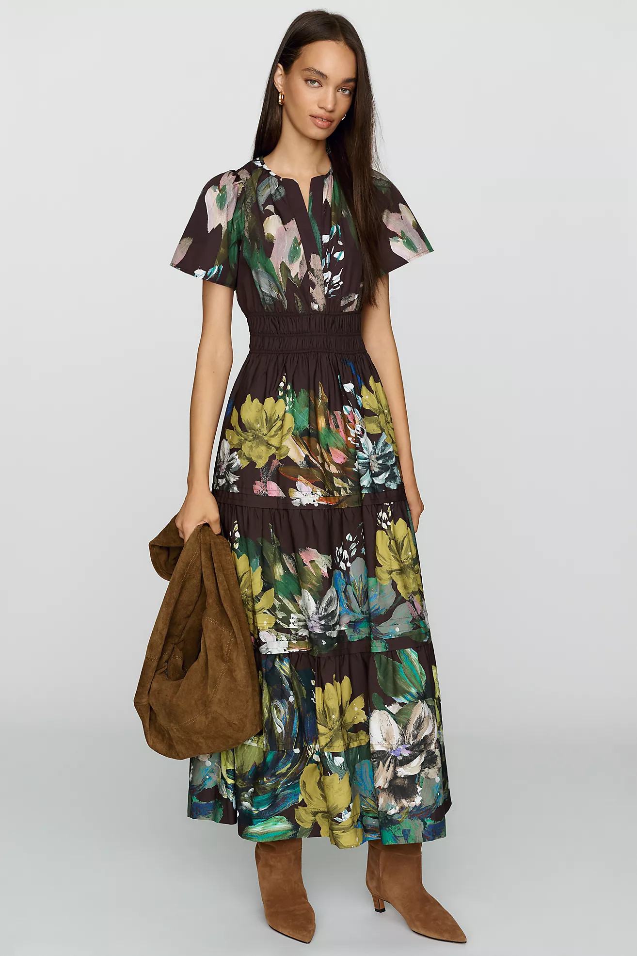 Somerset 100% Cotton Poplin Maxi Dress | Anthropologie (US)