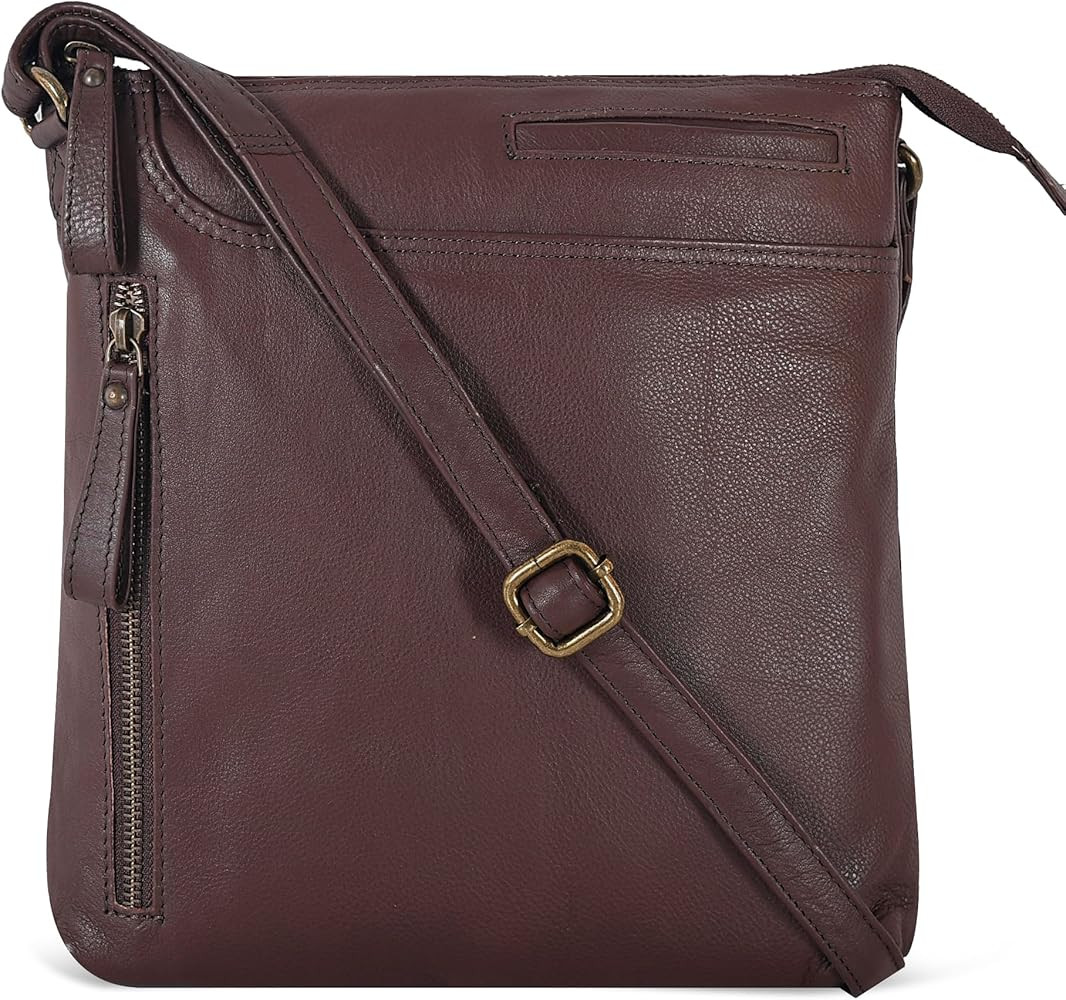 Leather Crossbody Bags for Women - Ladies Sling Handbags - Medium Cross body Purses Handbags - Pu... | Amazon (US)
