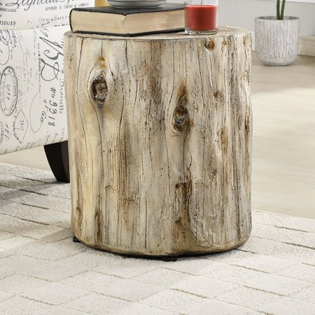 Gosnold Tree Stump End Table Environmentally Preferred Overall Product Weight: 18.74 lb. | Walmart (US)