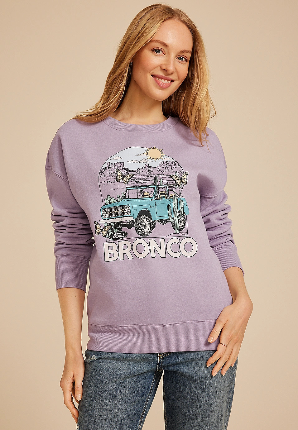 Scenic Bronco Relaxed Fit Sweatshirt | Maurices