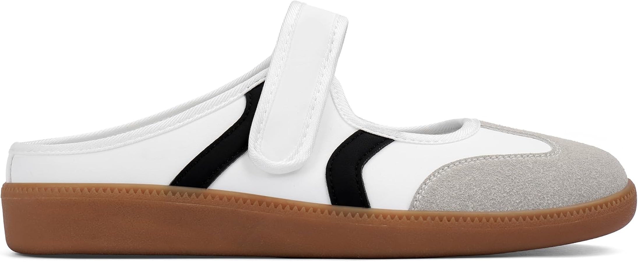 Mary Jane Sneakers for Women Slip on Mules Walking Flats Fashion Sneakers | Amazon (US)