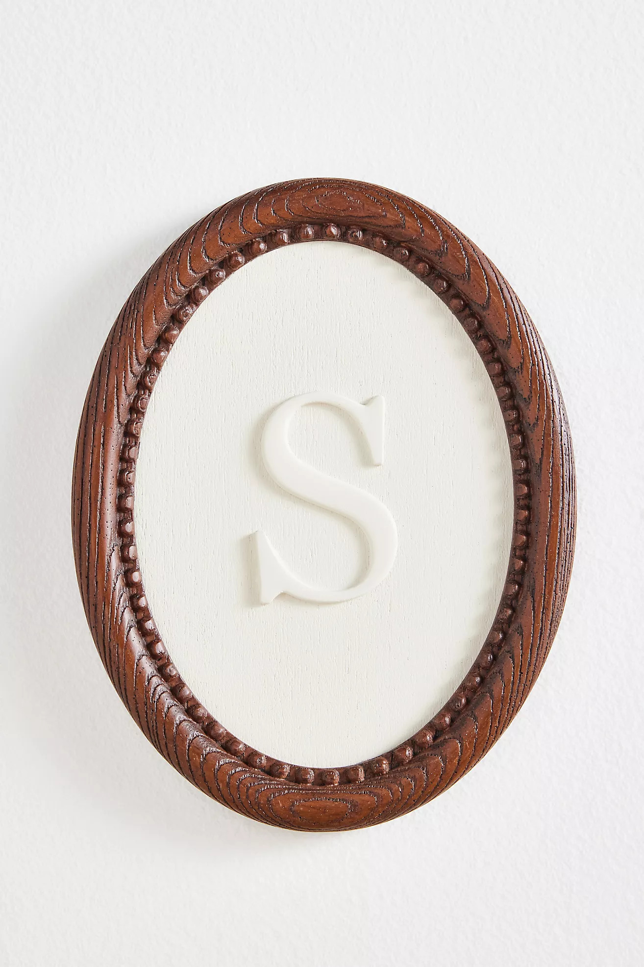 Emery Wood Monogram Gallery Wall Charm | Anthropologie (US)