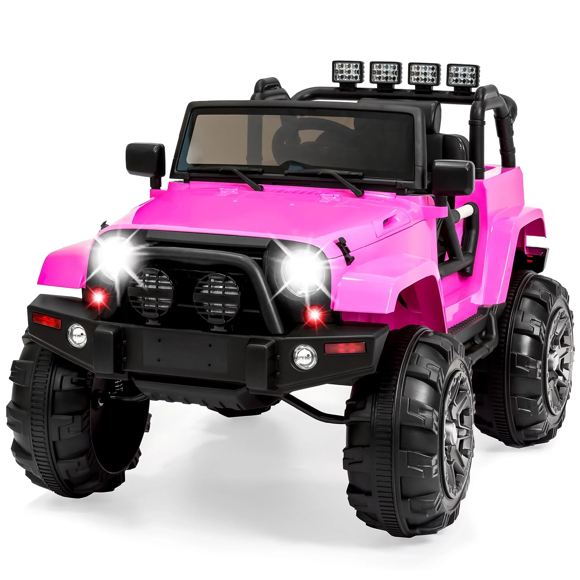 Best Choice Products Pink 12 V Suspension Truck Powered Ride-On with Remote Control and LED Light... | Walmart (US)